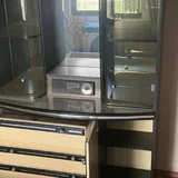 Югославский шкаф со встроенным комодом и радиолой 2