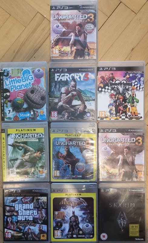 Игры для PS3 Uncharted, Far Cry 3, Skyrim, Batman, GTA и др.