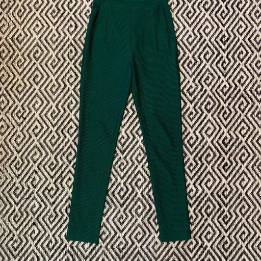 Green trousers, warm pants, striped trousers, blue trousers, shorts, skort