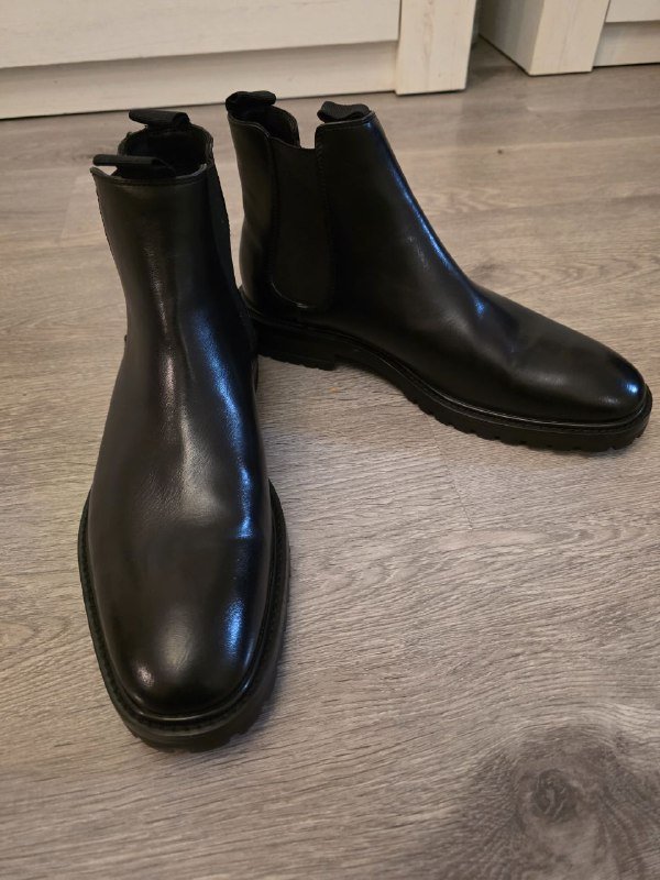 Мужские ботинки H&M натуральная кожа размер 43 2