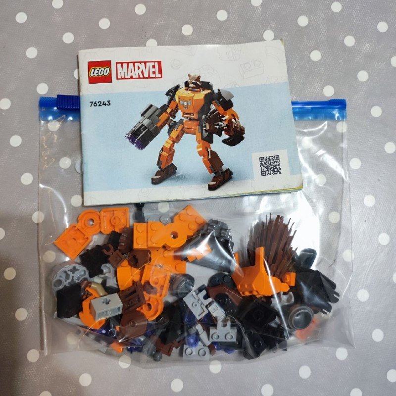 Lego Marvel Rocket Mech Armor набор