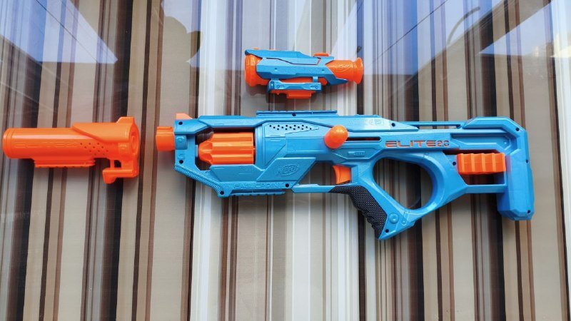 NERF большой, X-shot большой, NERF маленький, X-shot маленький 2