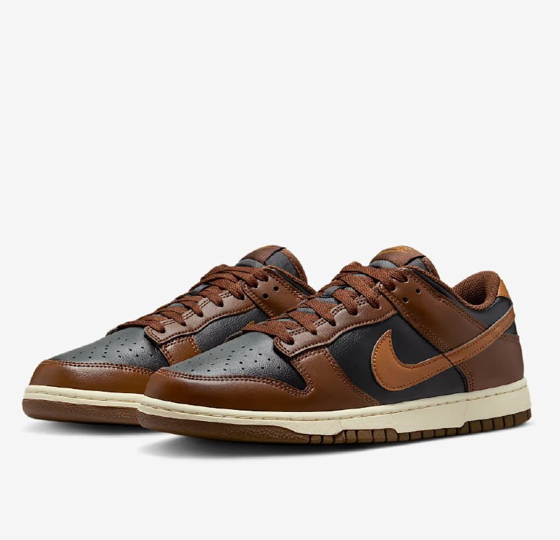 Nike Dunk Low Retro коричневые кроссовки 4