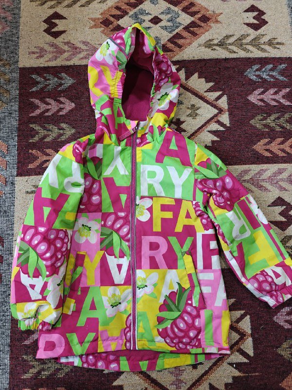 Ветровка Play Today для девочки, размер 122