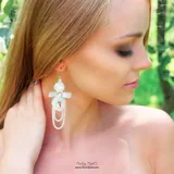 Серьги White 5