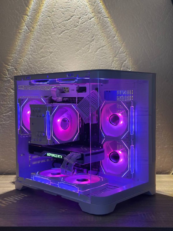 Мощный игровой компьютер белый корпус DDR5 Intel i5 RTX 2080