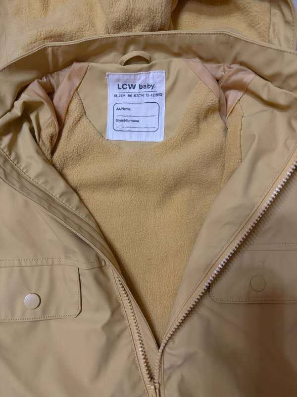 Утепленные водонепроницаемые курточки для девочки 18-24 мес 3