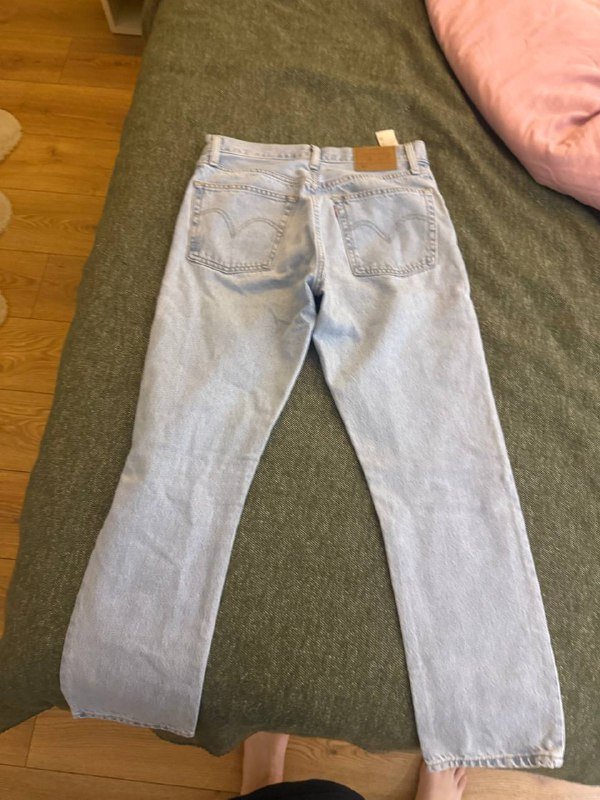 Мужские джинсы Levi's светло-голубые 2