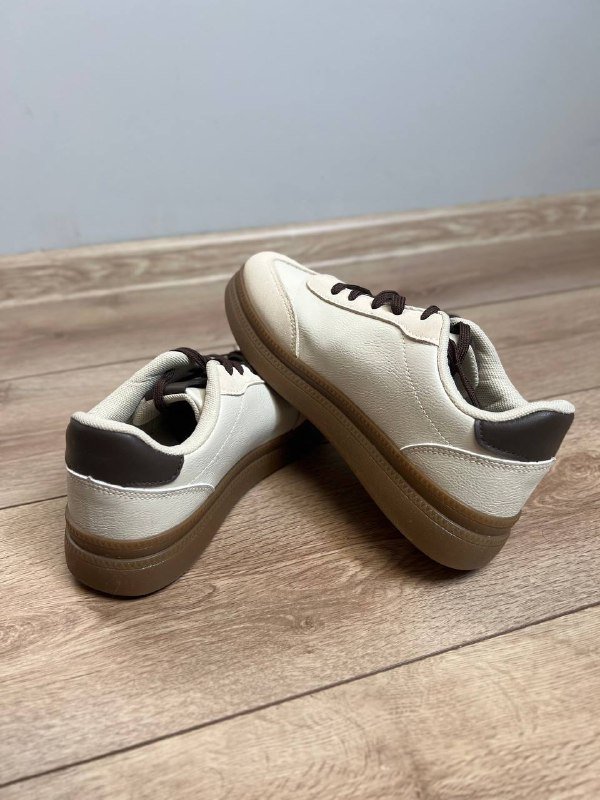 Кроссовки бежевые размер 38 3