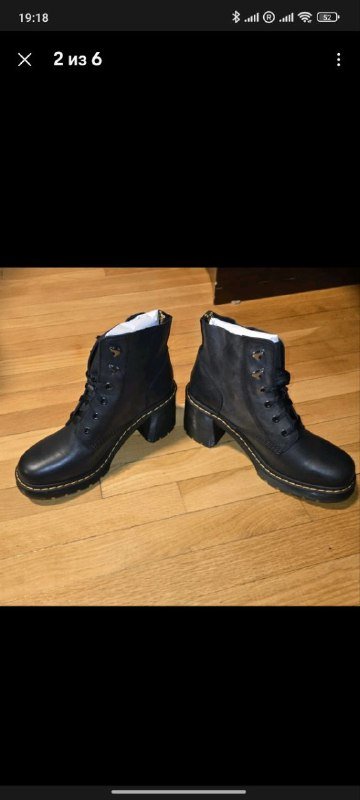 Женские сапоги Dr. Martens из натуральной кожи 2