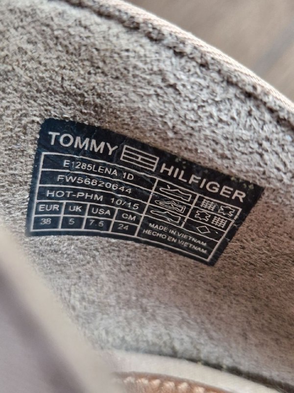 Туфли на танкетке Tommy Hilfiger бежево-коричневые, размер 38 3