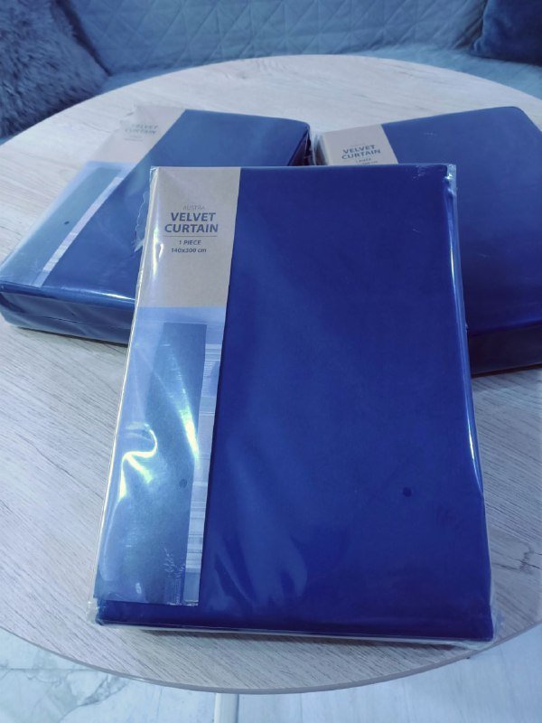 Шторы JYSK синие AUSTRA 2