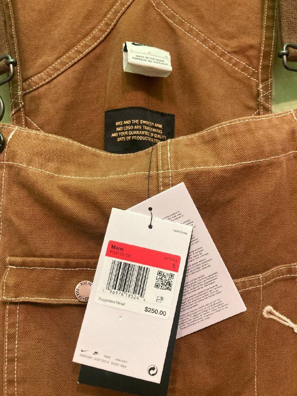 Комбинезон Nike Life Men's Carpenter Overalls L 3