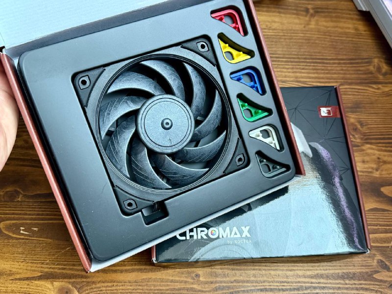 Noctua NF‑A12x25 PWM Chromax black вентиляторы 2