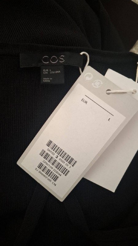 Ассиметричное платье COS размер L новое 2