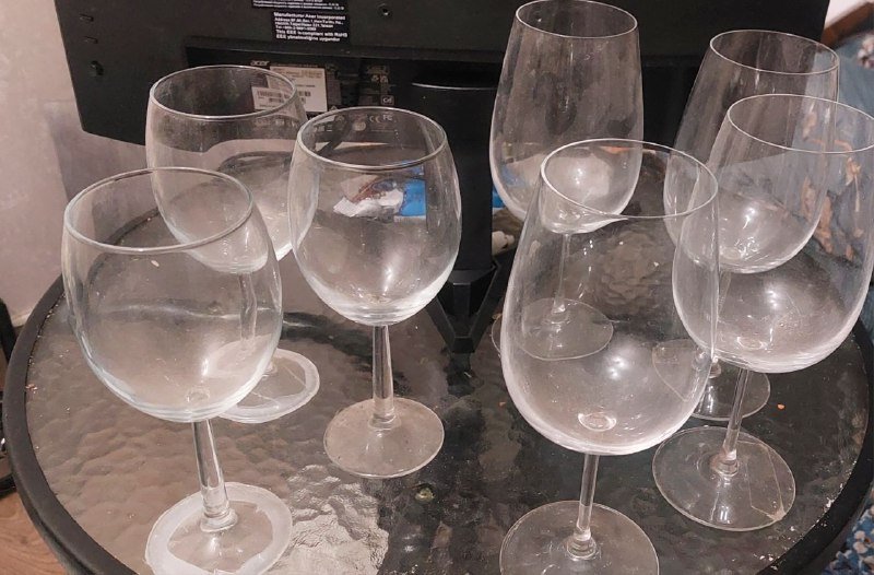 Бокалы Икеа большие 3 шт, маленькие 3 шт 2