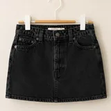Черная джинсовая мини-юбка Levi's 1