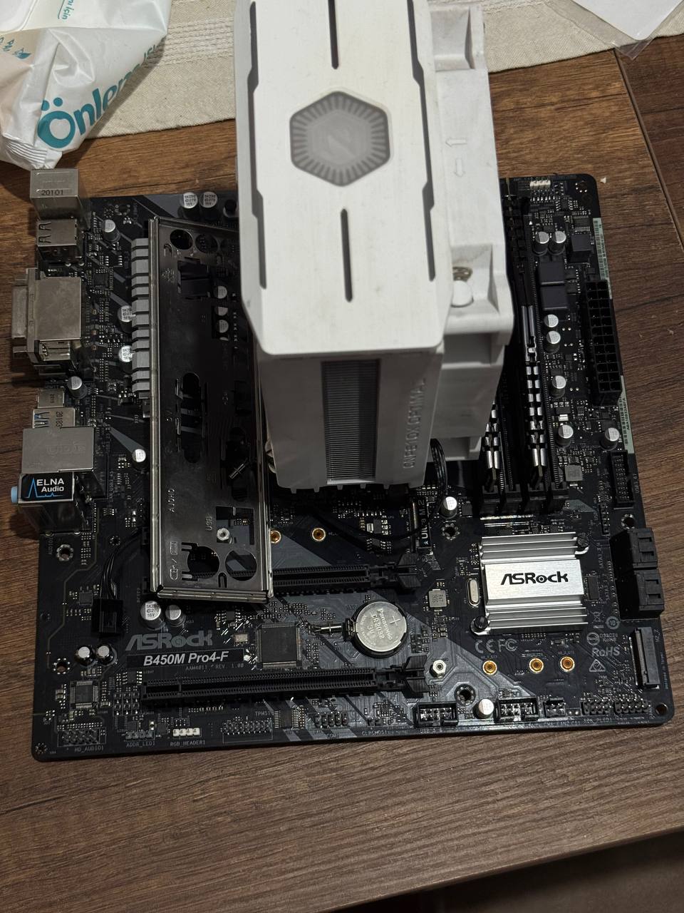 ASRock B450M Pro-4f, RAM XPG 16GB, Ryzen 5 3600, Zalman Optima II кулербокс