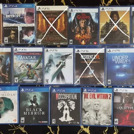 Диски PlayStation, наушники Pulse Elite, модули DualSense Edge