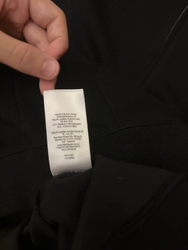 Polo zip hoodie XL, Sp5der hoodie S 9