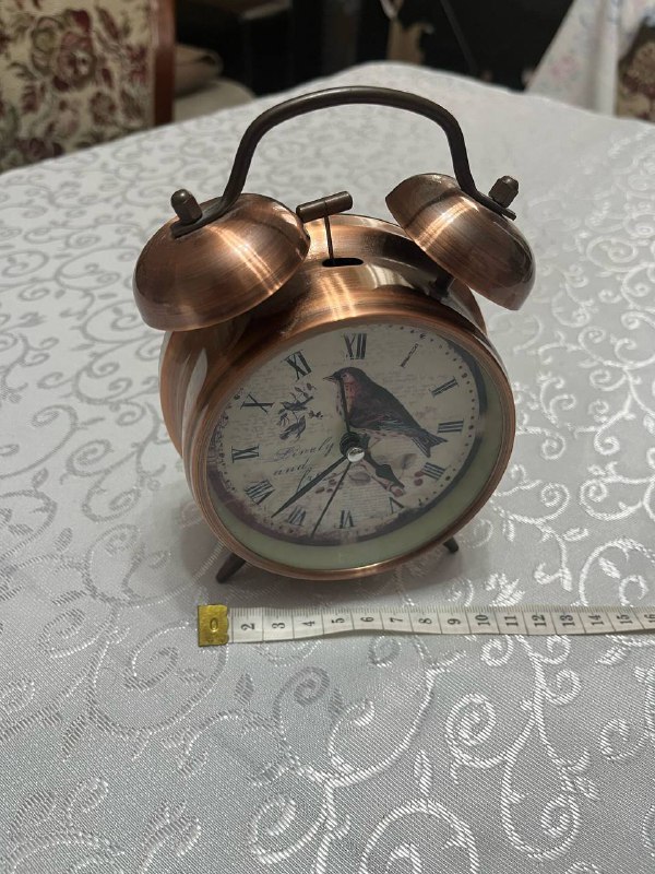Wall clock, vintage alarm clock 4