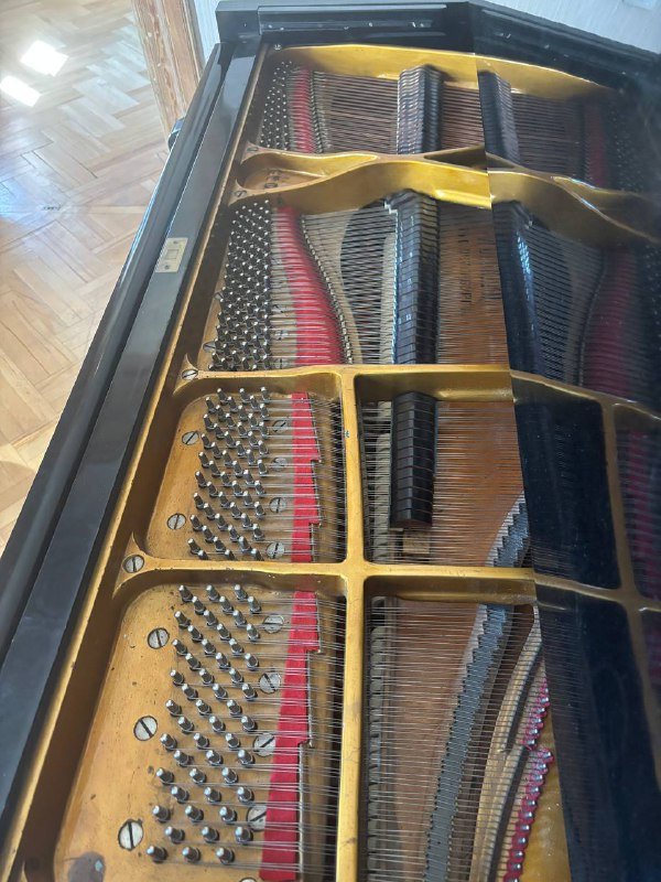 Рояль J. Becker антикварный музыкальный инструмент 6