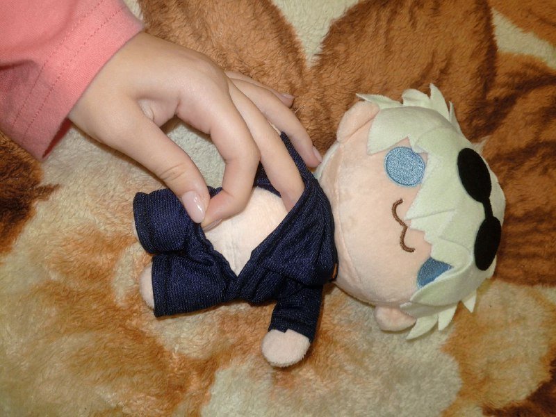 игрушка Сатору Годжо миниатюрная мягкая 2