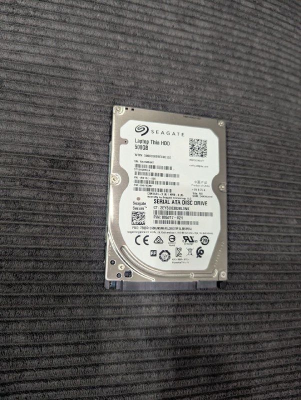 Seagate 500 GB HDD для ноутбуков и ПК