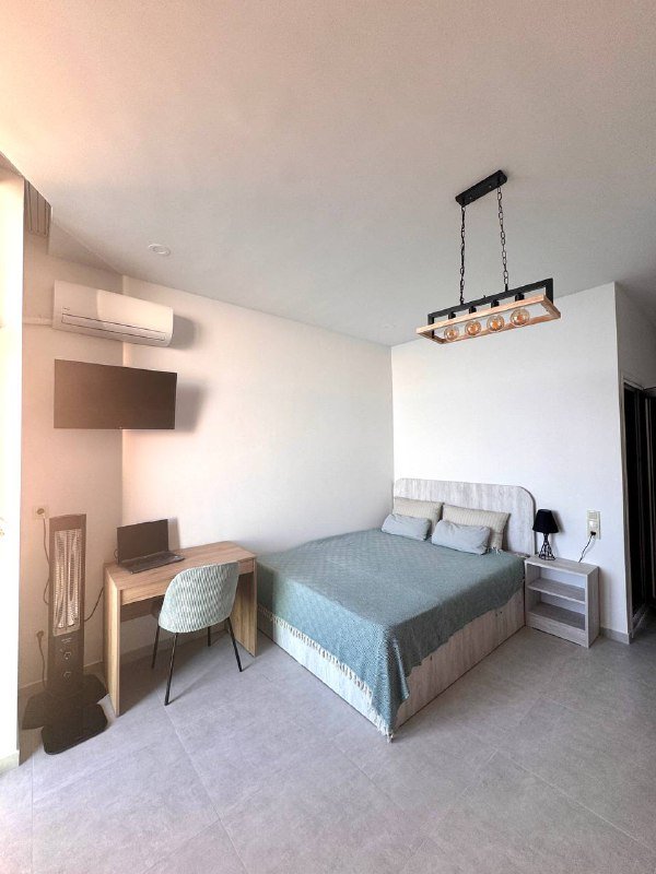 Уютная студия на первой линии с видом на море в Гонио 2