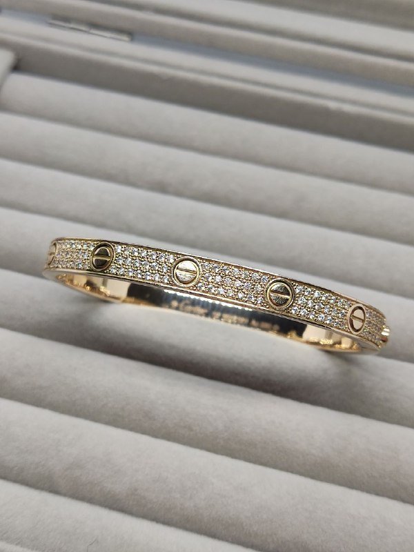 Браслет Cartier золото 18 размер 3