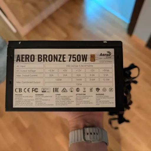 Блок питания Aerocool Aero Bronze 750W