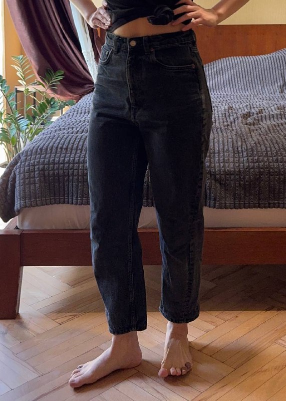 Джинсы Levi’s 501, Джинсы Weekday высокая посадка mom 5
