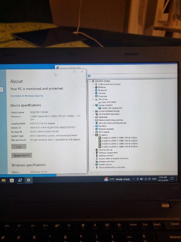 Ноутбук Lenovo L470 i5 8Гб 256Гб SSD 14" 6
