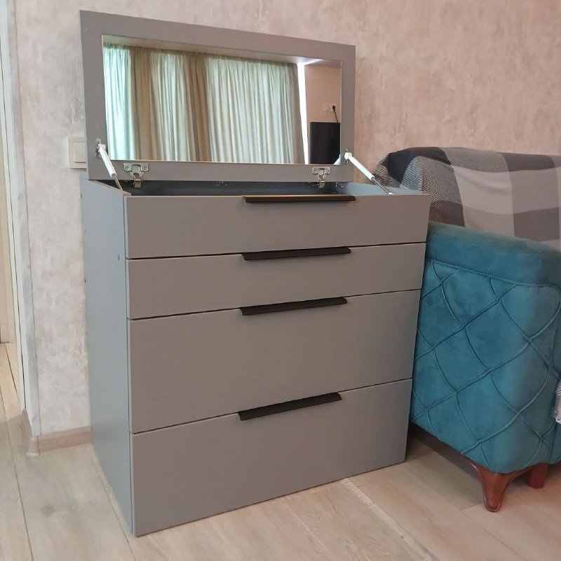 Серый комод трансформер 4