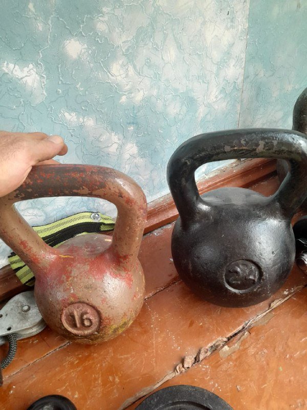 Гири 16 кг, 24 кг