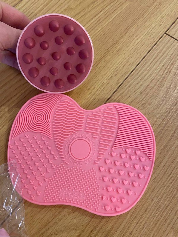 Набор массажер для головы, коврик для чистки кистей, спонжи для макияжа 2