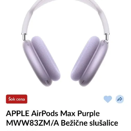 AirPods Max Purple Wireless Headphones