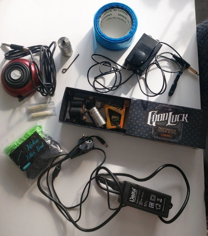 Тату-набор coil с расходниками