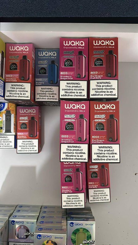 Одноразовые электронные сигареты ELFBAR, WAKA с доставкой 3