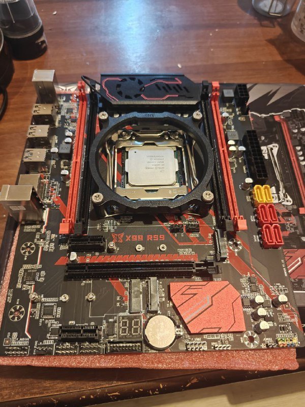 RS9 X99 DDR4 материнская плата, XEON E5 2680V4 процессор 3