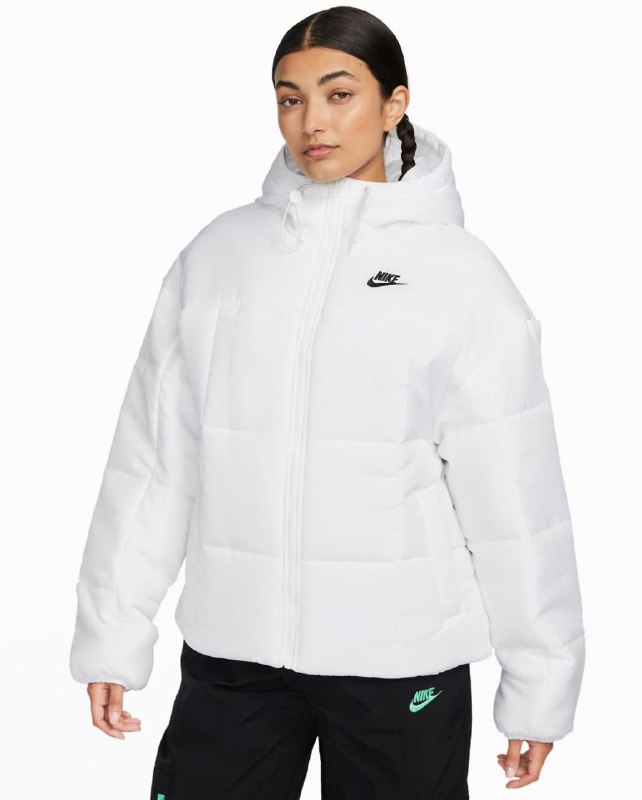 Пуховик Nike Thermal-Fit белый размер S