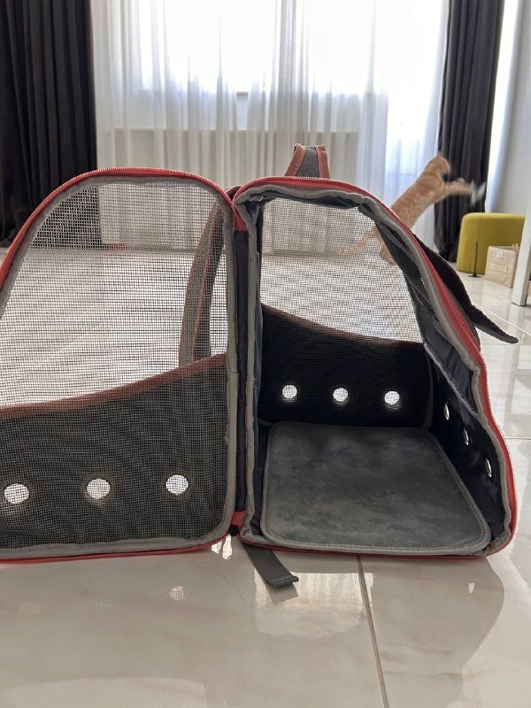 Переноска-рюкзак для кошек и собак мелких пород 2