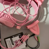 Проводные наушники с ушками и подсветкой 3