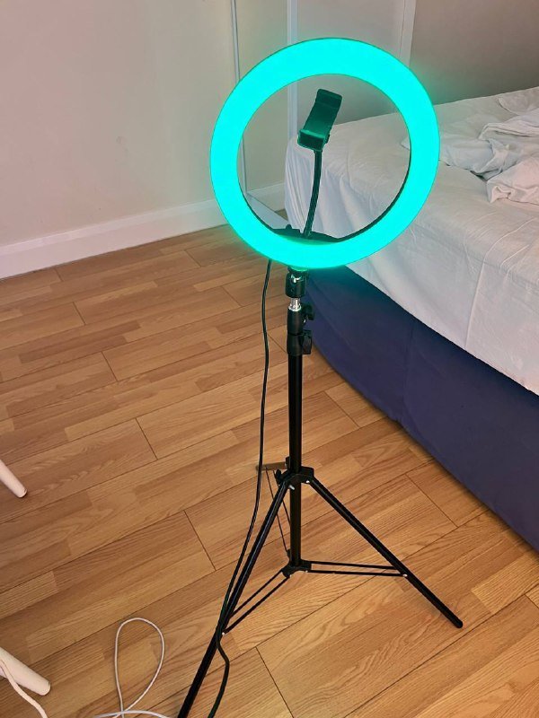 Кольцевая лампа LED RGB 26 см 3