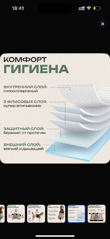 Трусы для собак на средний размер, 3 штуки 5