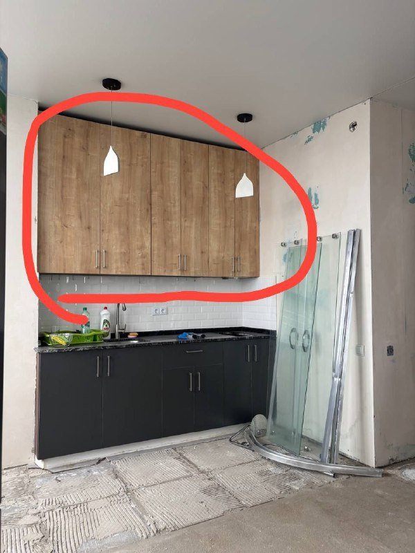 Кухонный гарнитур верх, шкафы