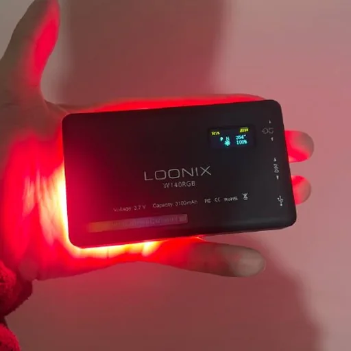 Loonix RGB video light with tripod