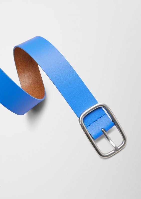 Ремень из натуральной кожи s.OLIVER голубой 2