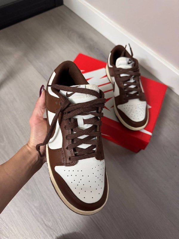 NIKE DUNK LOW Cacao Wow кроссовки женские 4
