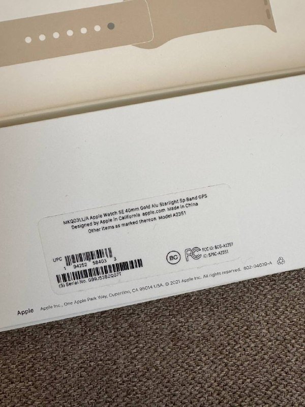 APPLE WATCH SE 40 mm GOLD 3